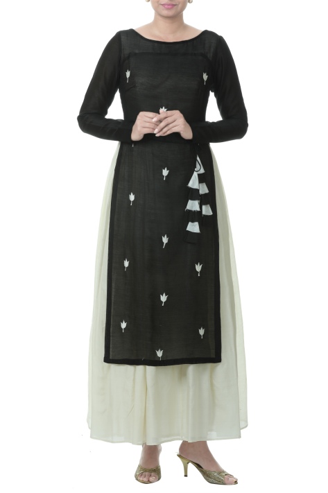 Maxi with Embroidered Top